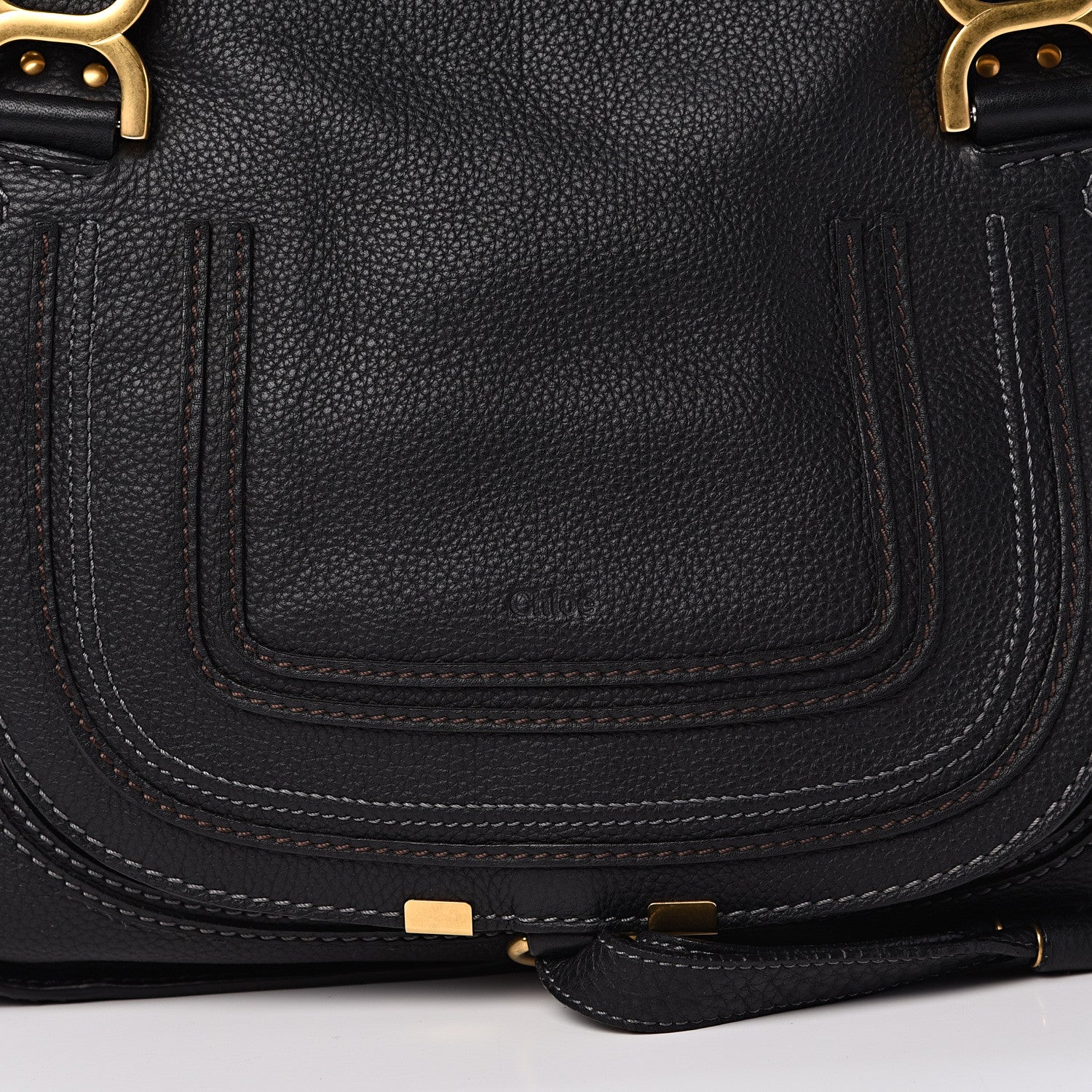 Chloe Calfskin Medium Marcie Satchel Black 7 of 9