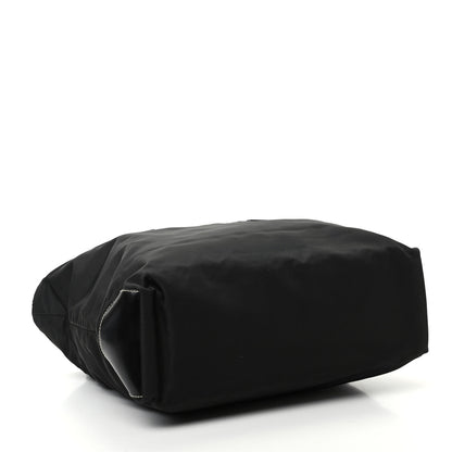 Prada Tessuto Nylon Calfskin Tote Black 4 of 9