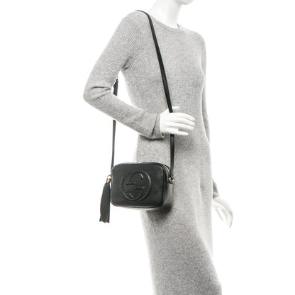 Gucci Pebbled Calfskin Small Soho Disco Bag Black 2 of 13