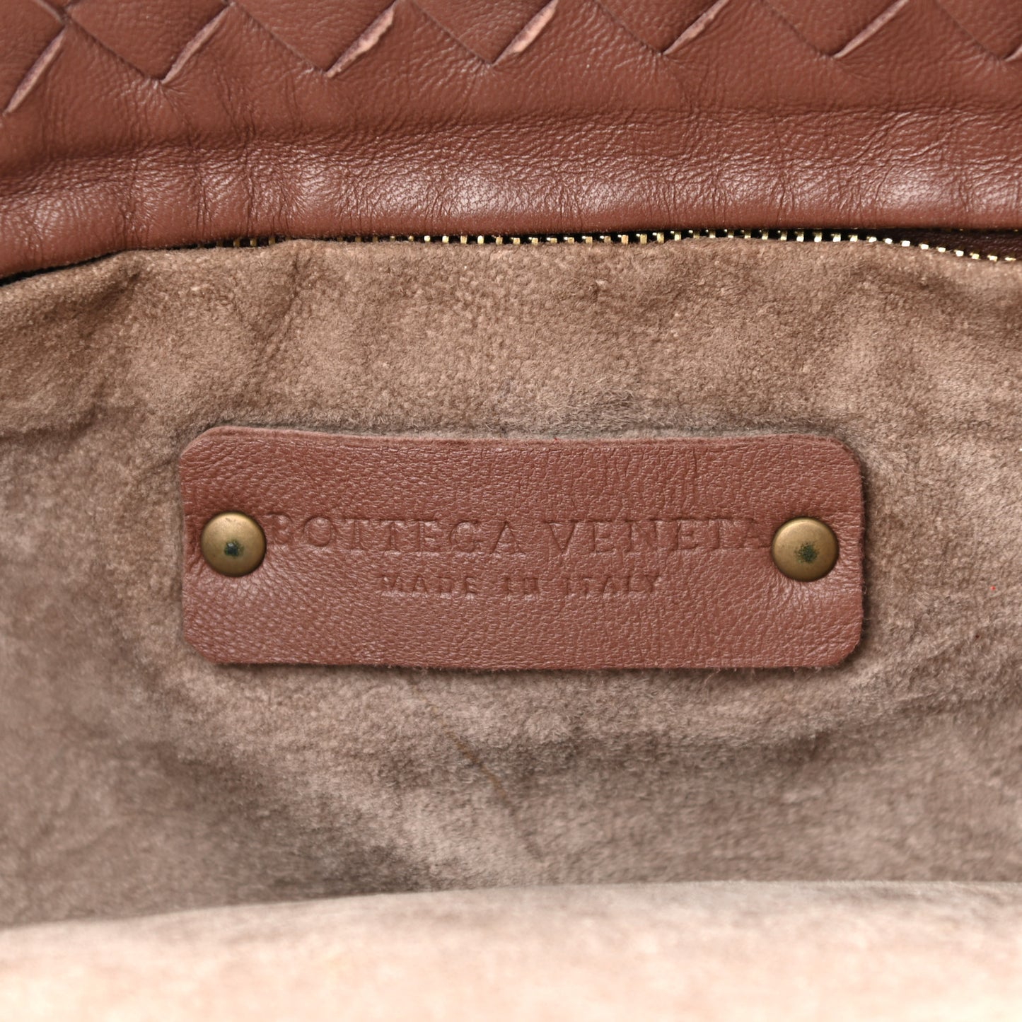 Nappa Intrecciato Medium Garda Bag Truflle