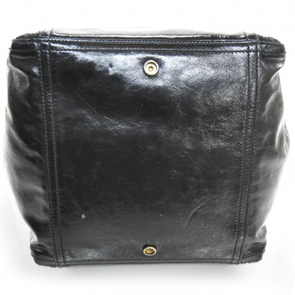Saint Laurent Patent Large Downtown Tote Black 4 of 9