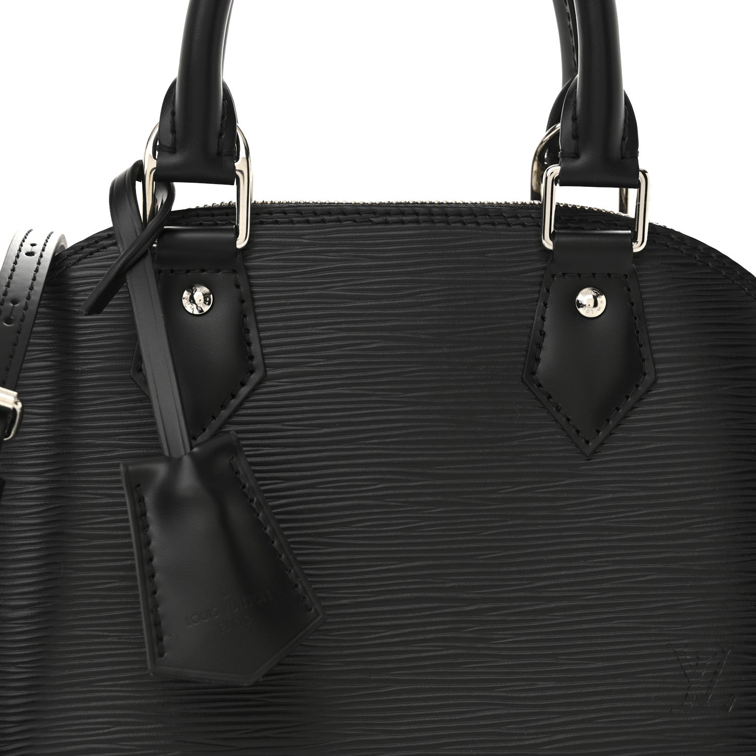 Louis Vuitton Epi Alma BB Black 7 of 9
