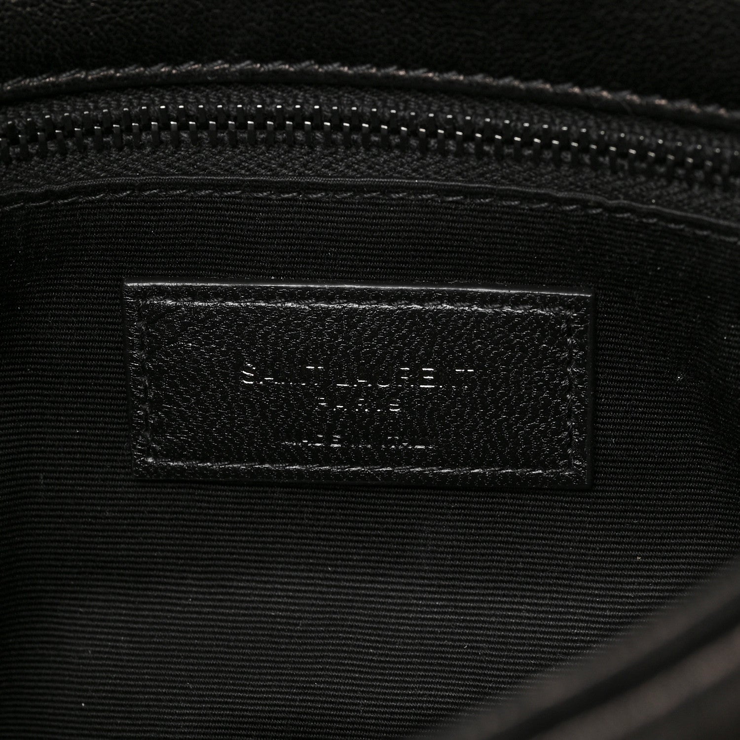 Saint Laurent Calfskin Quilted Toy Loulou Puffer Monogram Monochrome Chain Satchel Black 6 of 8