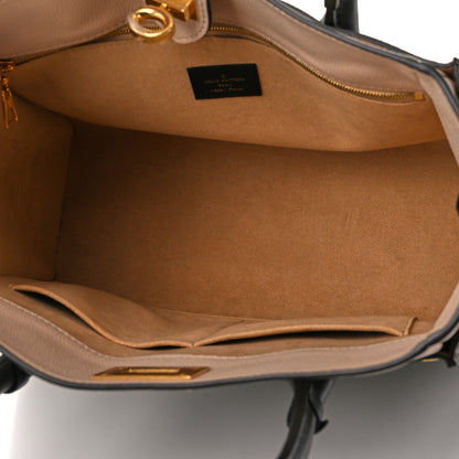 Louis Vuitton Calfskin Monogram On My Side MM Laurier Green Toffee Latte Beige 5 of 9