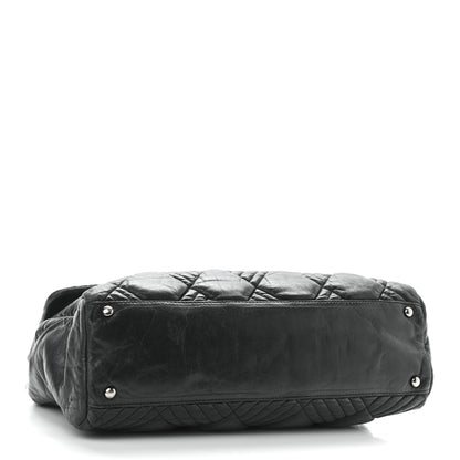 Chanel Lambskin In and Out XL Maxi Flap Black 4 of 11