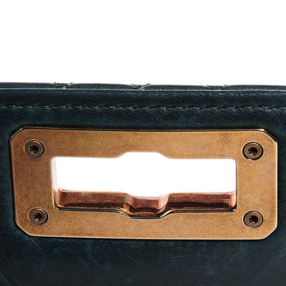 Lanvin Leather Quilted Happicolo Shoulder Bag Forest 7 of 8