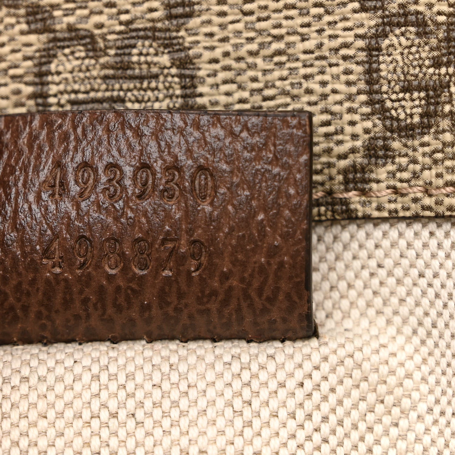Gucci GG Supreme Monogram Neo Vintage Web Belt Bag Brown 7 of 10