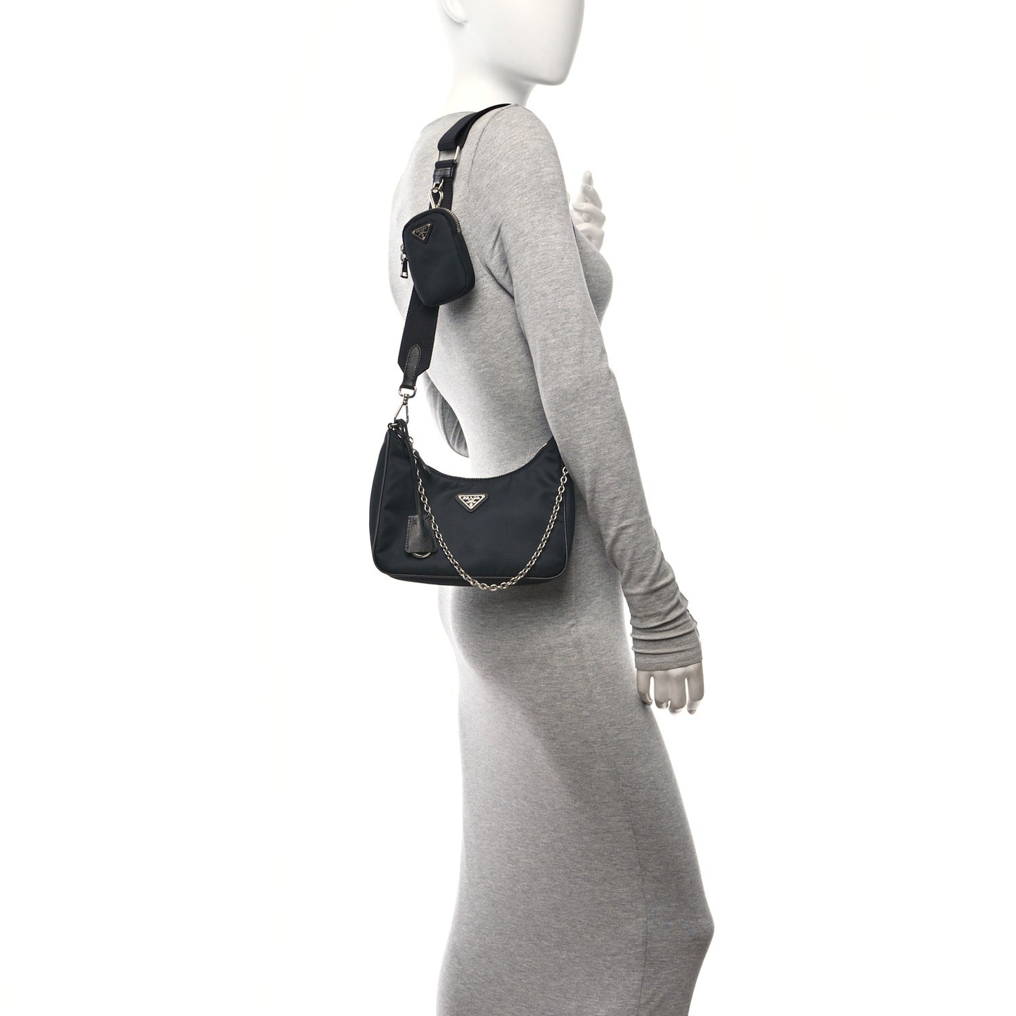 Nylon Re-Edition 2005 Shoulder Bag Black