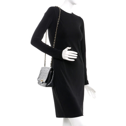 Chanel Lambskin Quilted Small Single Flap Black 2 of 10