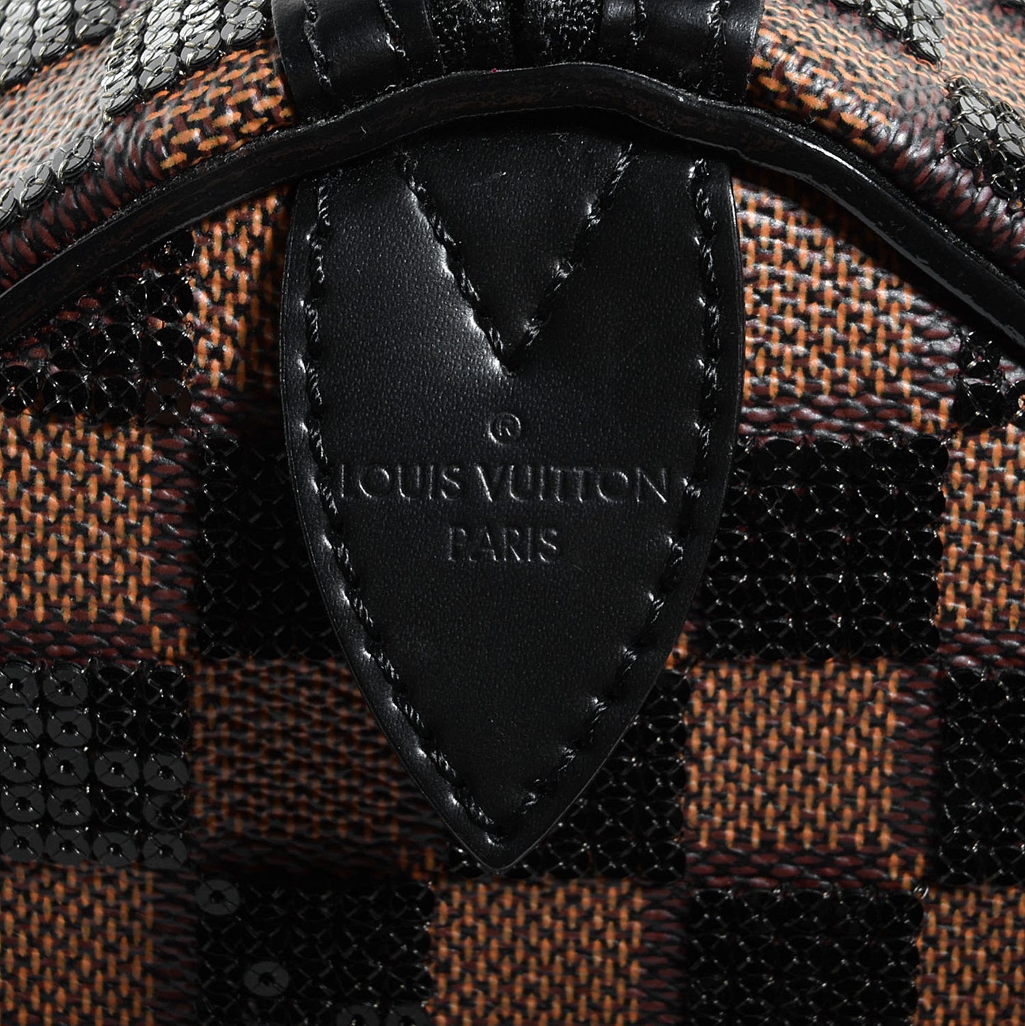 Damier Paillettes Speedy 30 Black