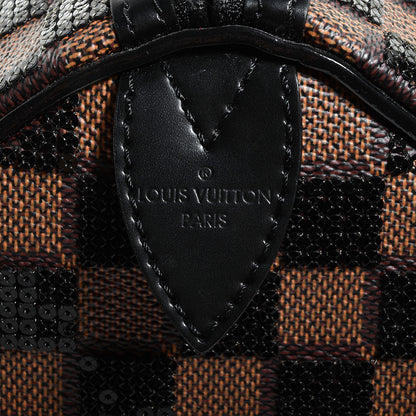 Louis Vuitton Damier Paillettes Speedy 30 Black 8 of 8