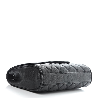 Chanel Caviar Double Stitch Medium Flap Black 4 of 11