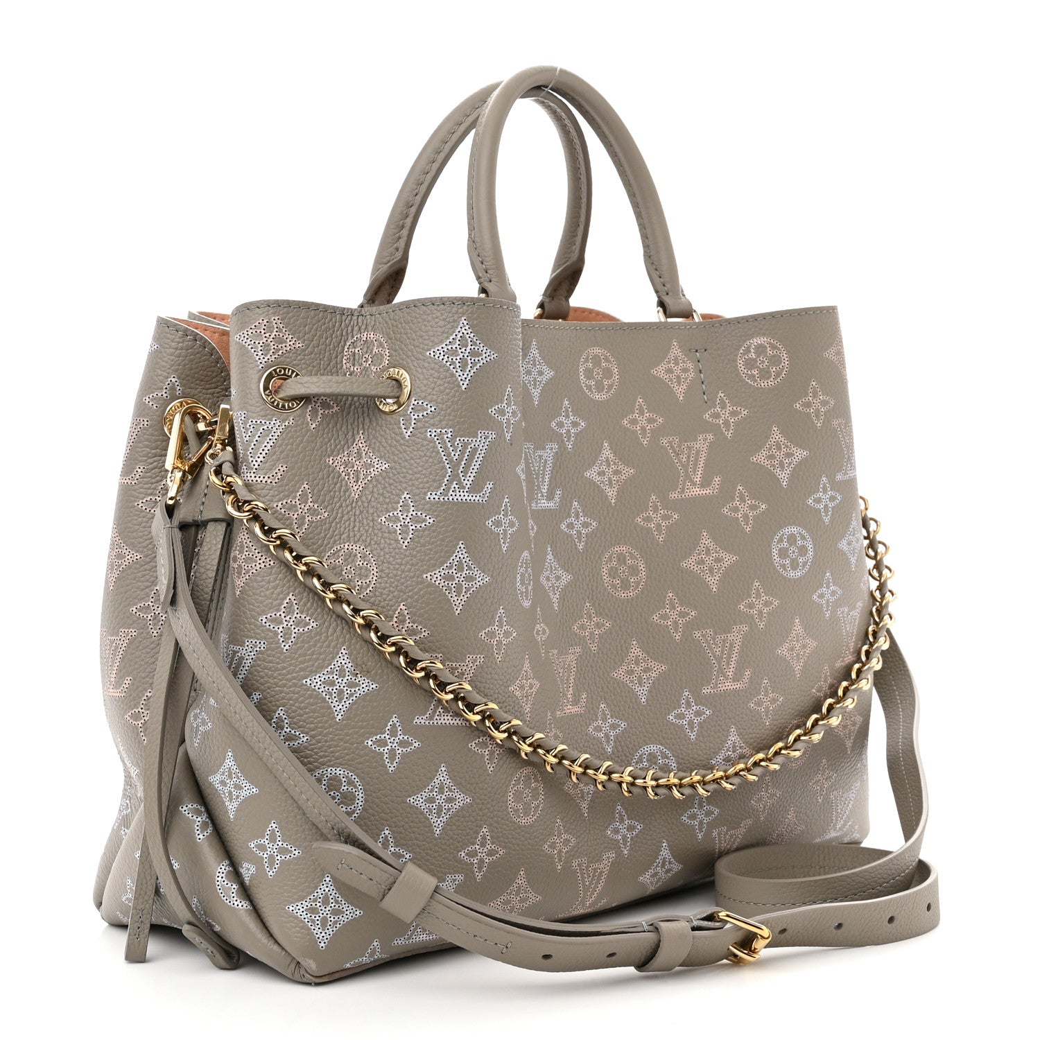 Louis Vuitton Mahina Flight Mode Bella Tote Grey 3 of 10