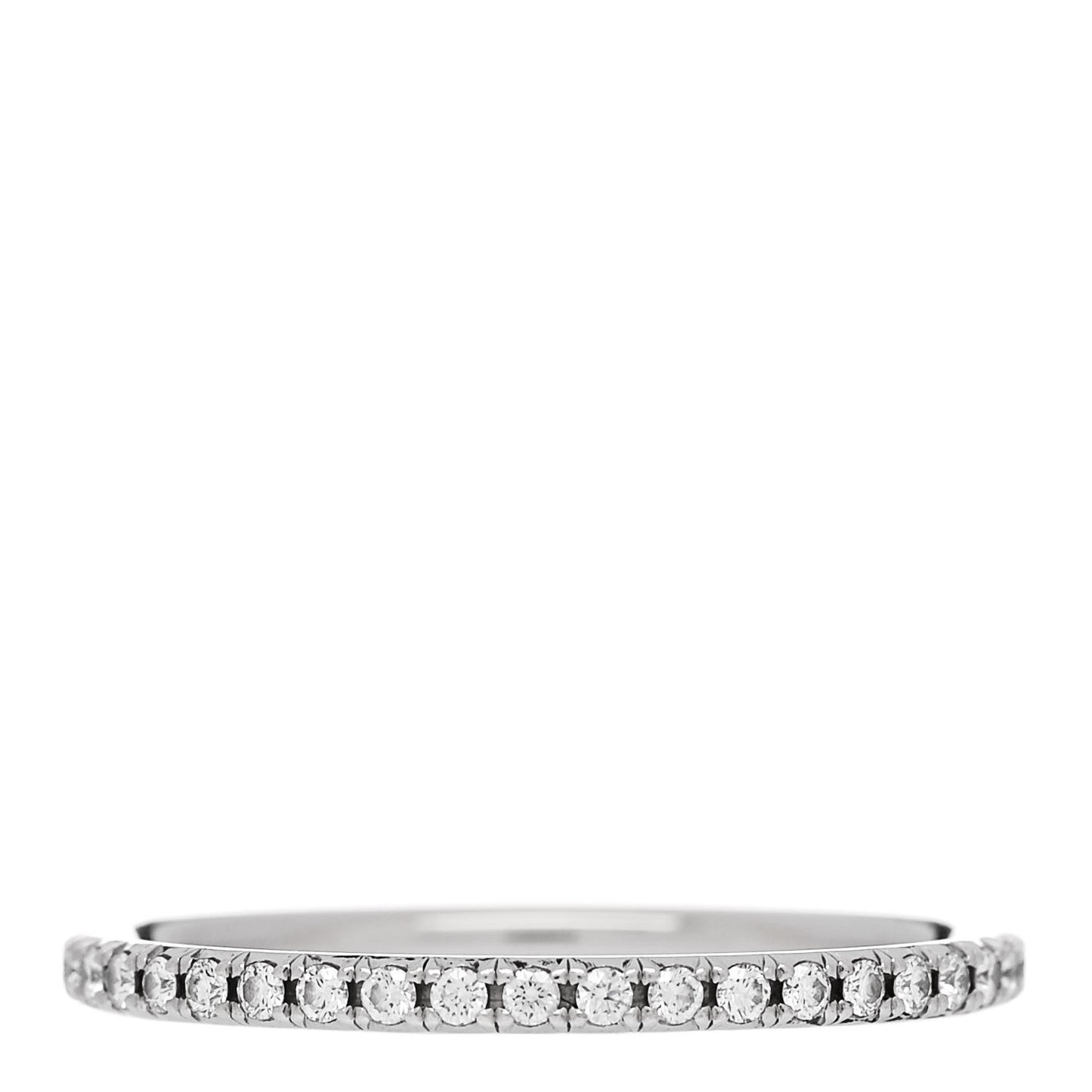Platinum Diamond Metro Band Ring 52 6