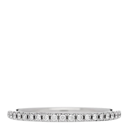 Tiffany Platinum Diamond Metro Band Ring 52 6 3 of 4