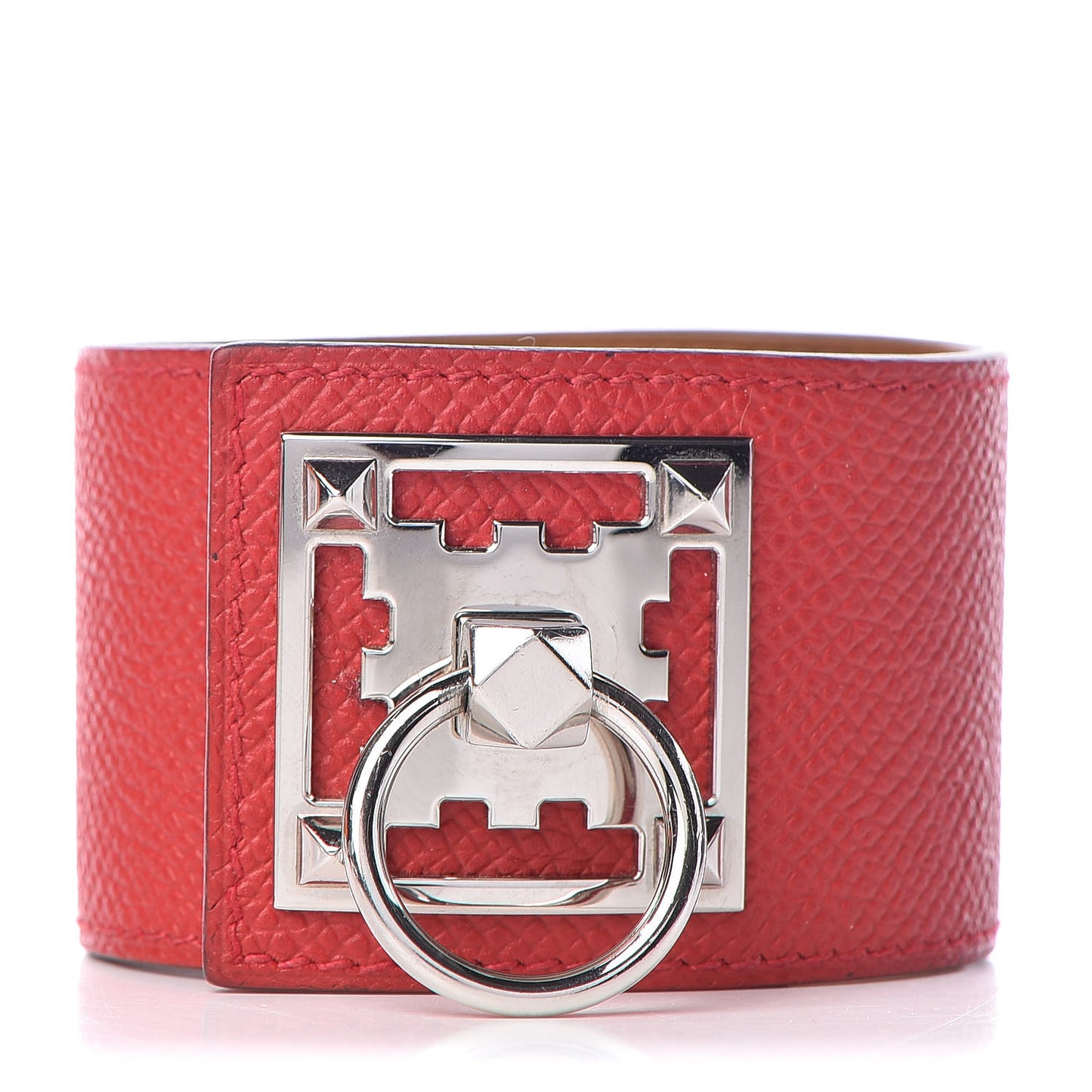 Epsom Creneau Bracelet M Red