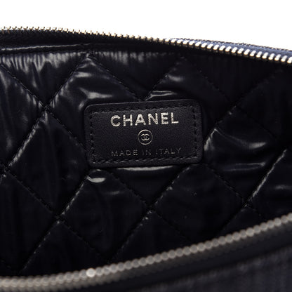 Chanel Denim Medium Deauville Pouch Dark Blue 6 of 7