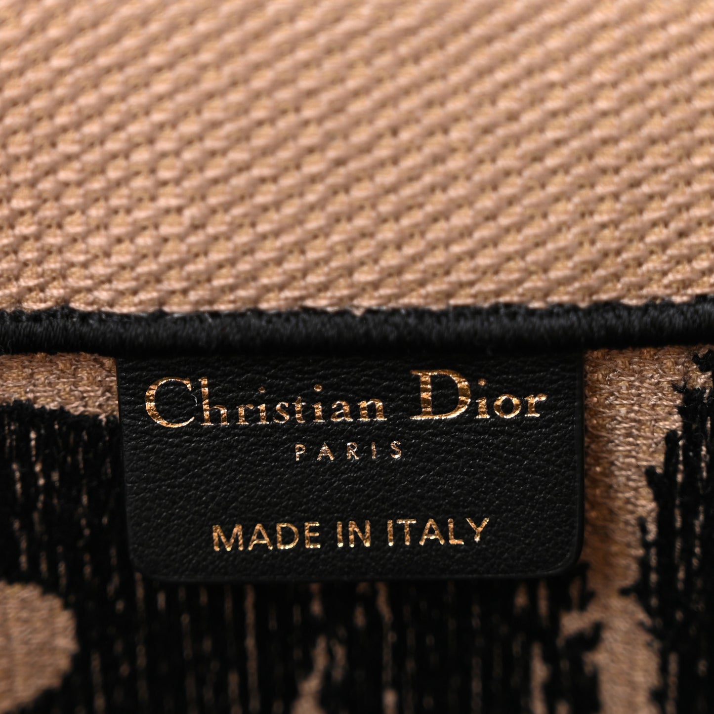 Canvas Embroidered Medium Miss Dior Graffiti Book Tote Beige Multicolor