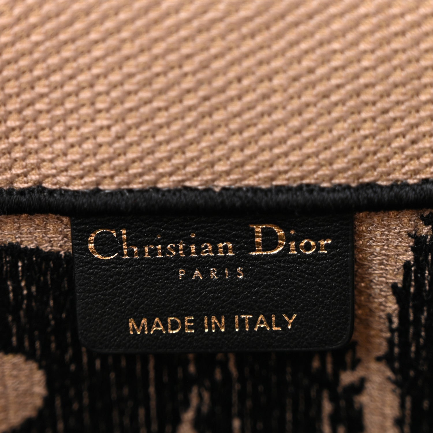 Christian Dior Canvas Embroidered Medium Miss Dior Graffiti Book Tote Beige Multicolor 6 of 10