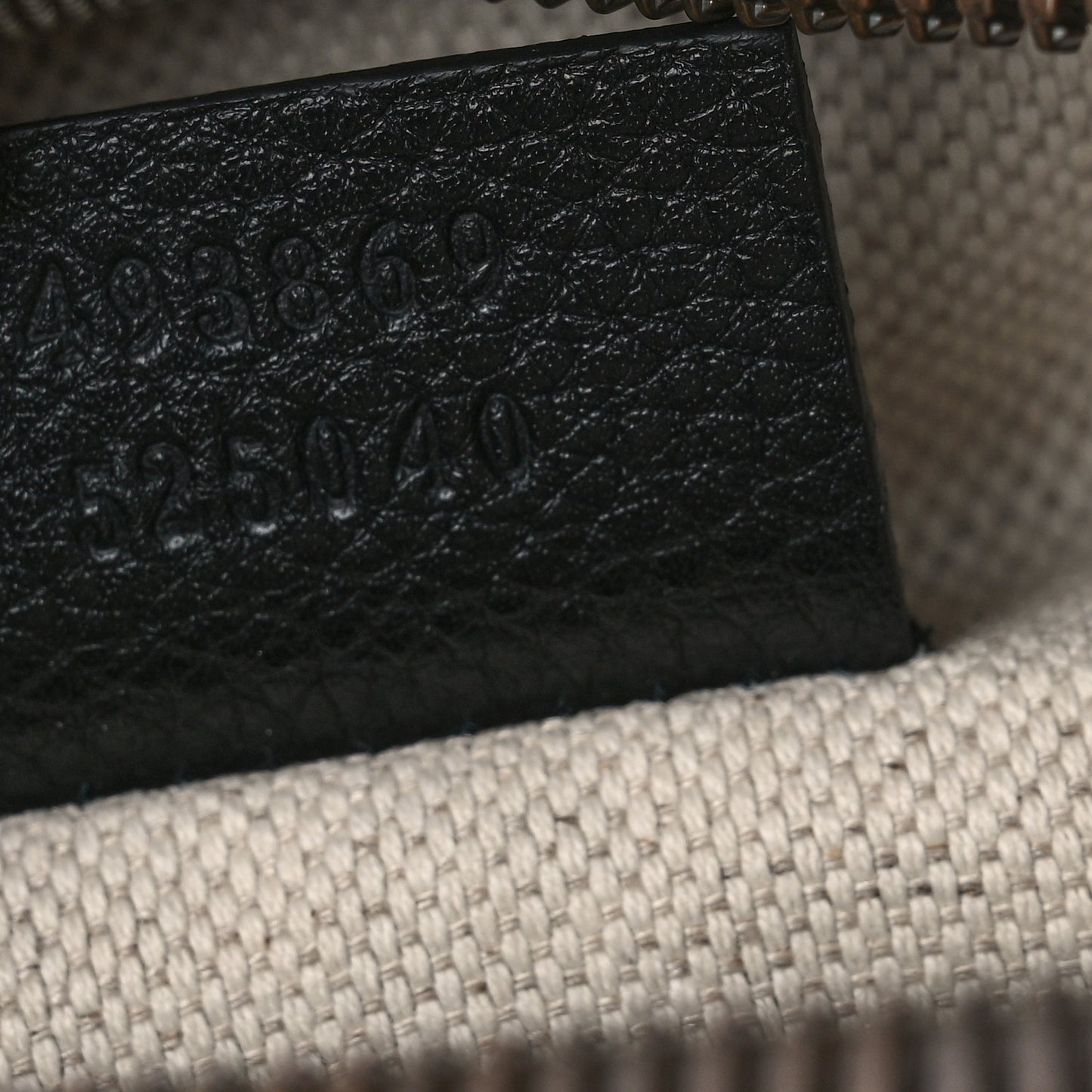 Grained Calfskin Coco Capitan Logo Belt Bag Black
