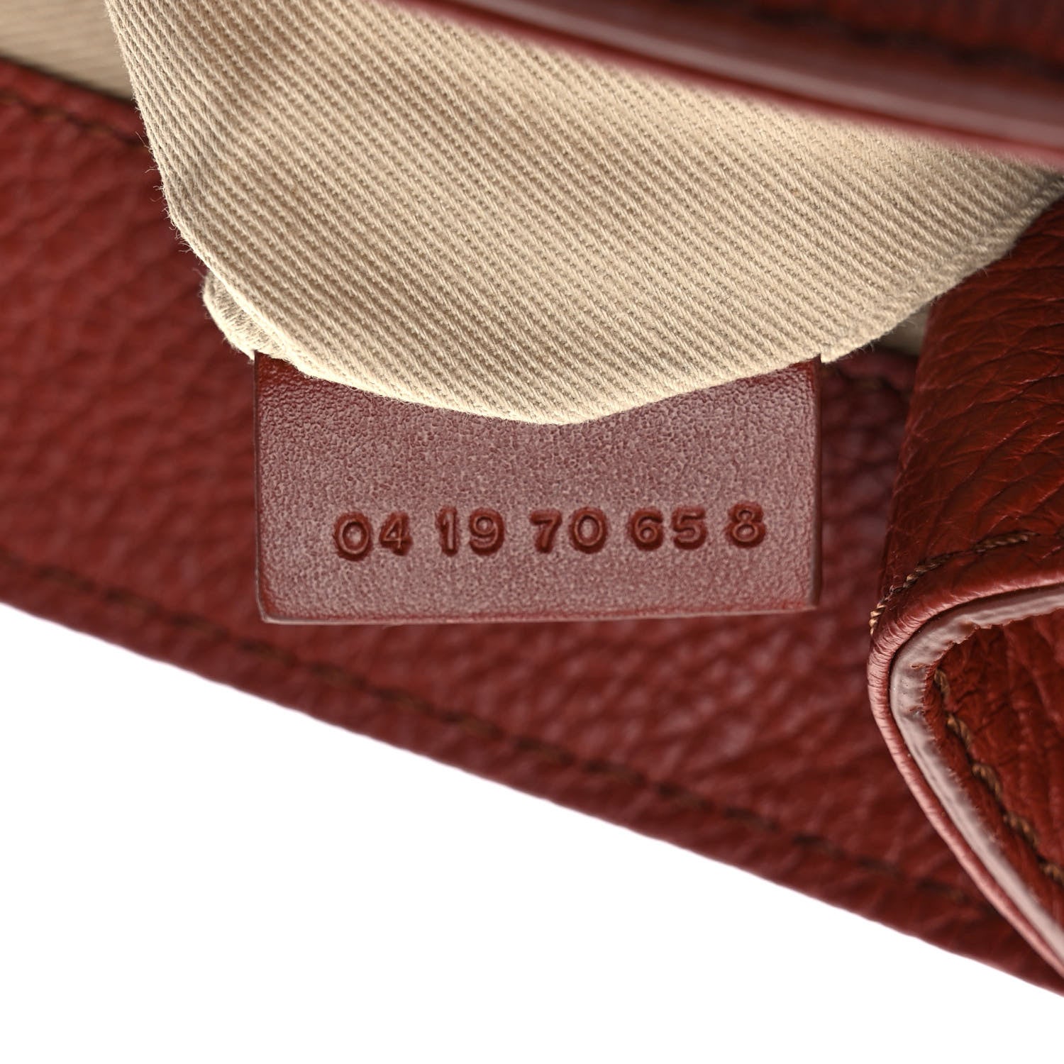 Chloe Shiny Grained Calfskin Medium Aby Day Shoulder Bag Sepia Brown 7 of 10