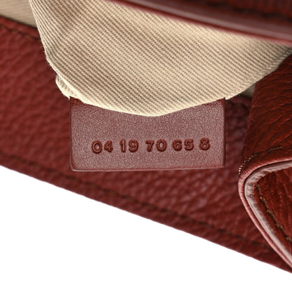Chloe Shiny Grained Calfskin Medium Aby Day Shoulder Bag Sepia Brown 7 of 10