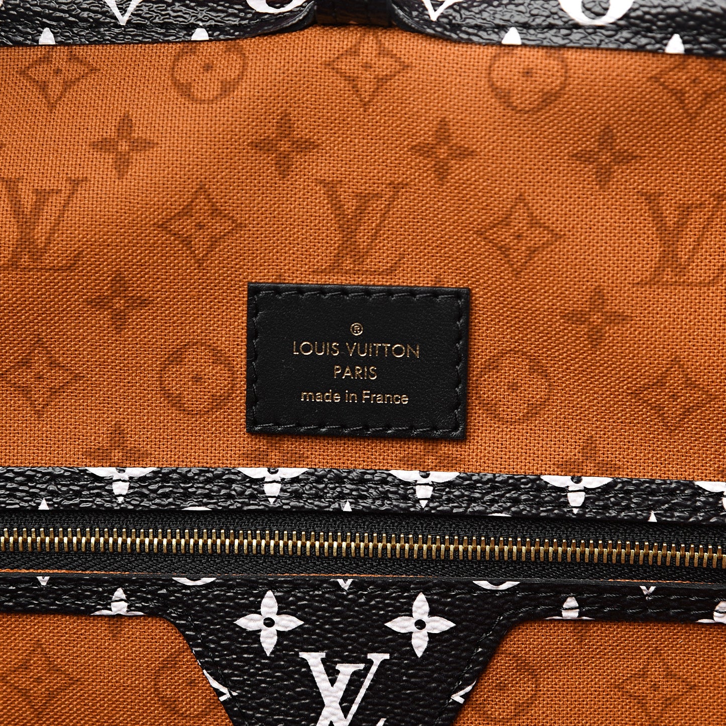 Monogram Giant Crafty Neverfull MM Creme Caramel