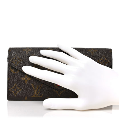 Louis Vuitton Monogram Josephine Wallet Red 2 of 9