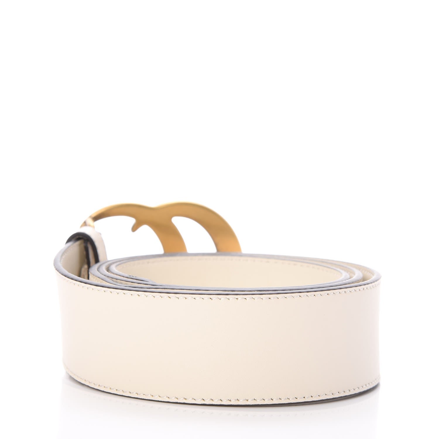 Gucci Calfskin Double G 40mm Belt 90 36 Mystic White 3 of 8