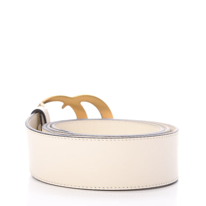 Gucci Calfskin Double G 40mm Belt 90 36 Mystic White 3 of 8