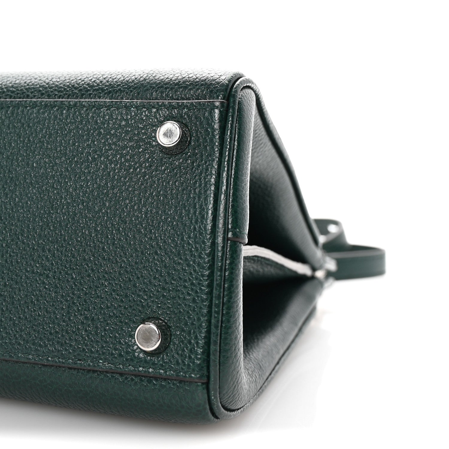 Gucci Grainy Calfskin Zumi Top Handle Bag Vintage Green 10 of 10