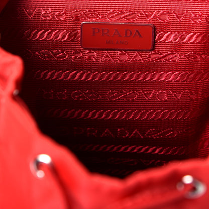 Prada Nylon Vela Mini Crossbody Backpack Rosso 5 of 8