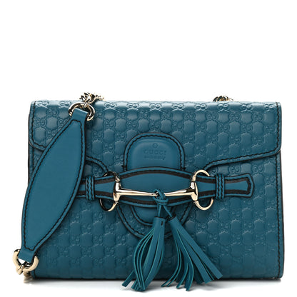Gucci Microguccissima Mini Emily Shoulder Bag Deep Cobalt 1 of 10