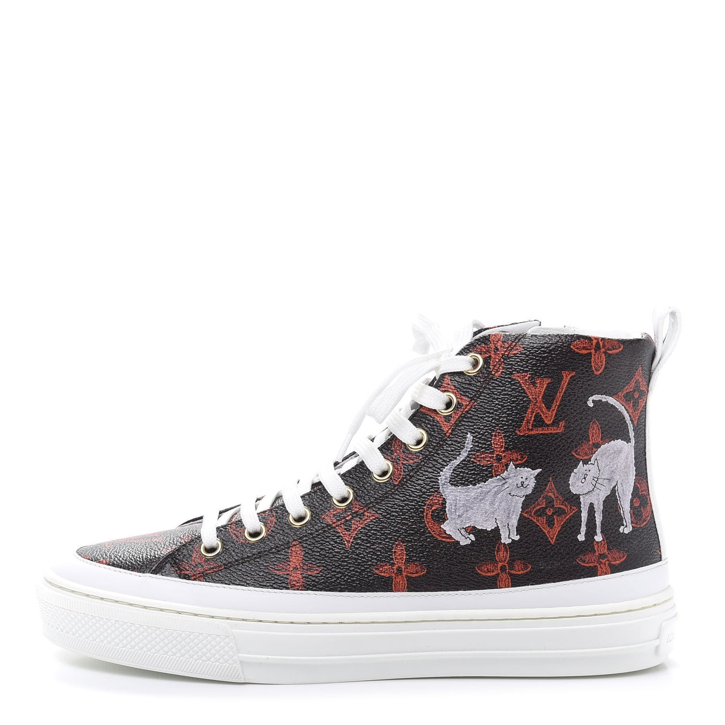 Catogram Stellar Sneaker Boots 36 Marron