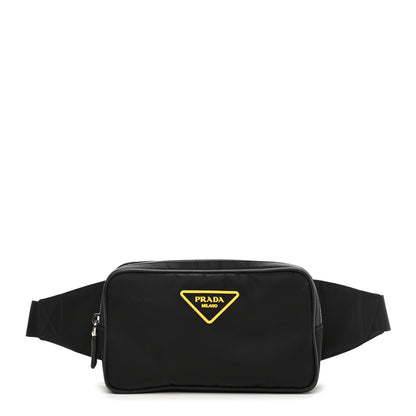 Prada Tessuto Nylon Soft Calf Belt Bag Black 1 of 10