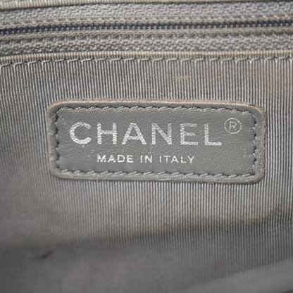 Chanel Washed Lambskin Quilted Medium Chain Around Messenger Dark Grey 6 of 14