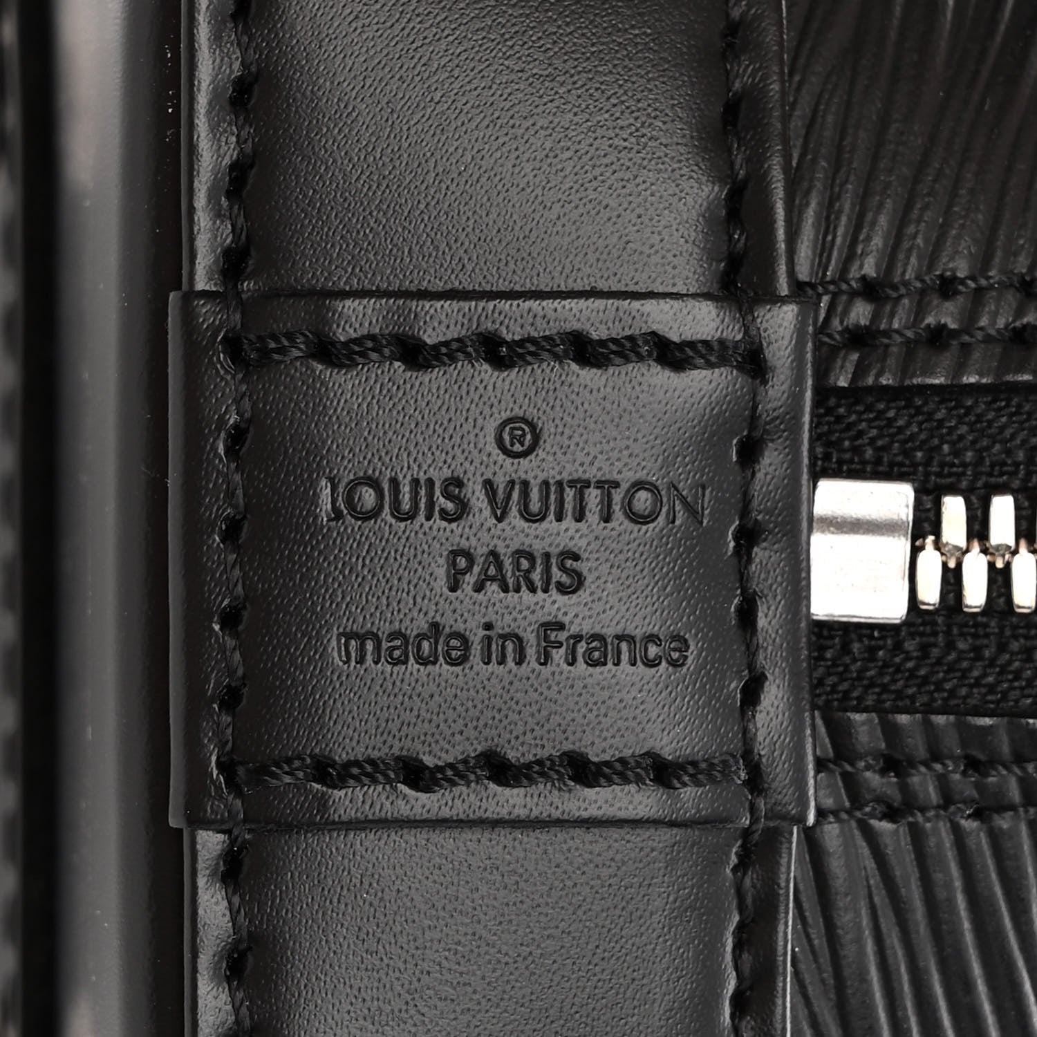 Louis Vuitton Epi Alma BB Black 6 of 9
