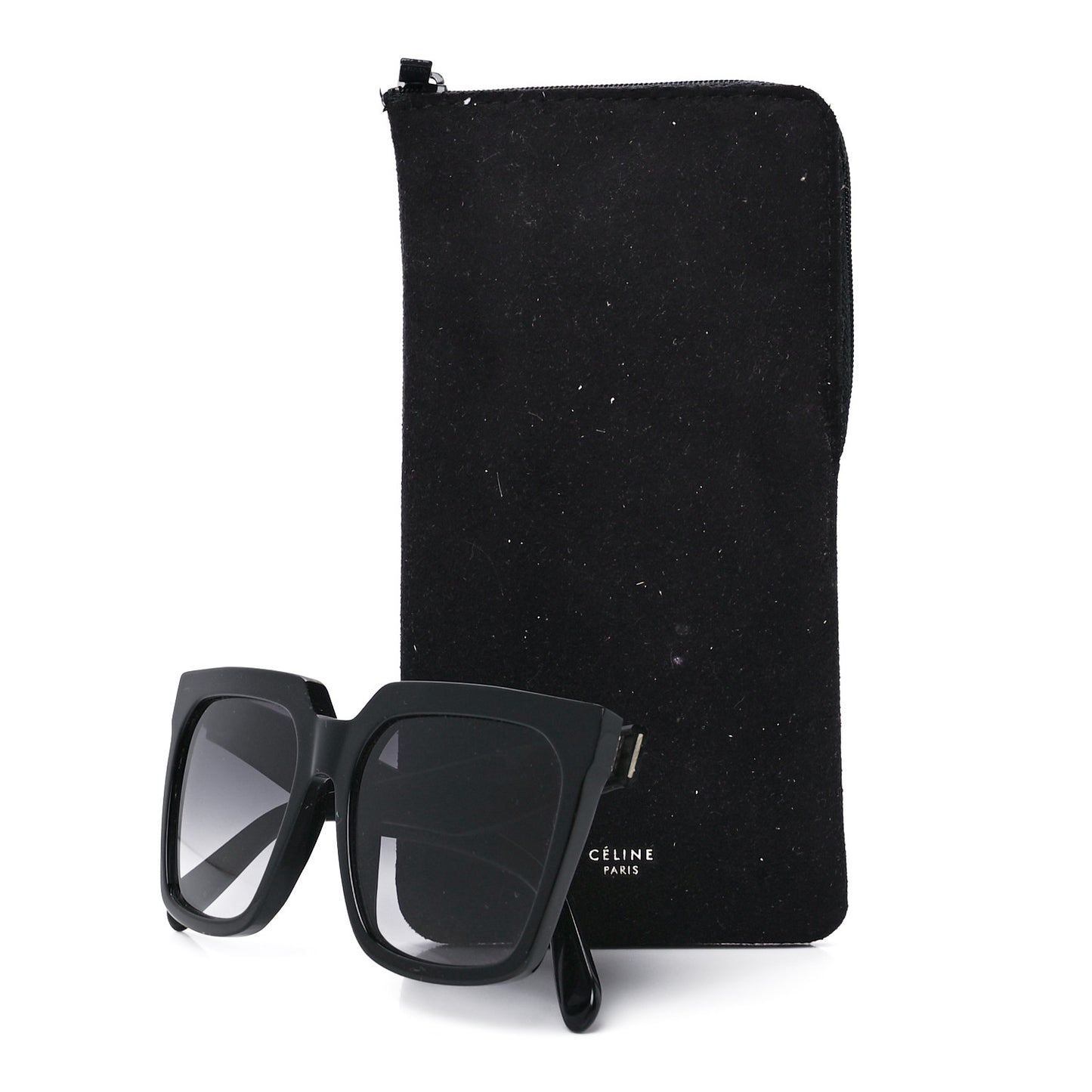 Acetate Polarized Oversized Sunglasses CL4055IN Black