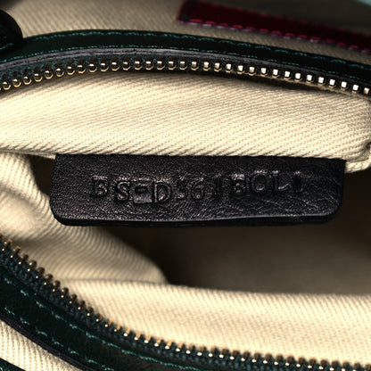 Valentino Garavani Vitello Rockstud Shoulder Flap Bag Green 9 of 11