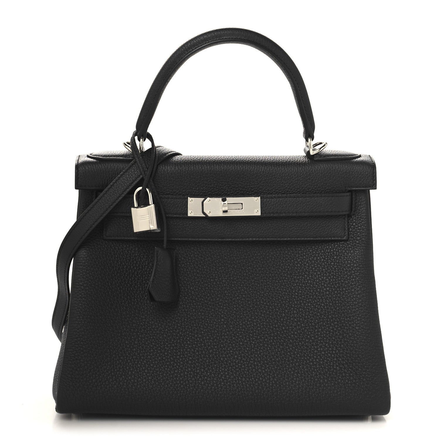 Hermes Togo Kelly Retourne 28 Black 1 of 11