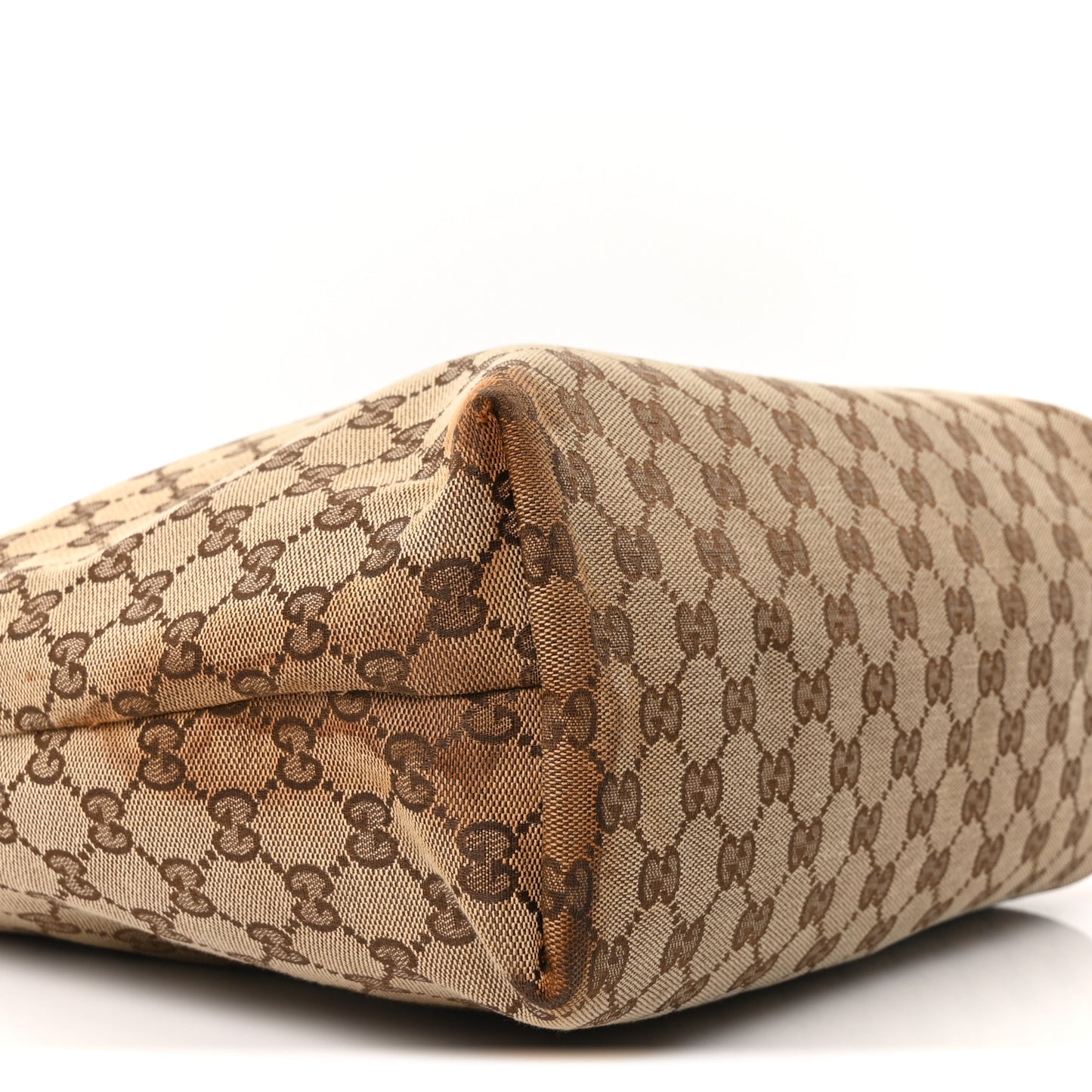 Monogram Web Medium Flat Messenger Bag Brown