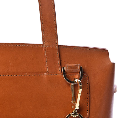 Mansur Gavriel Calfskin Lady Bag Cammello Azzurro 19 of 20