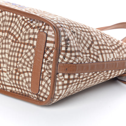 MCM Visetos Medium Liz Reversible Shopper Tote Cognac 13 of 20