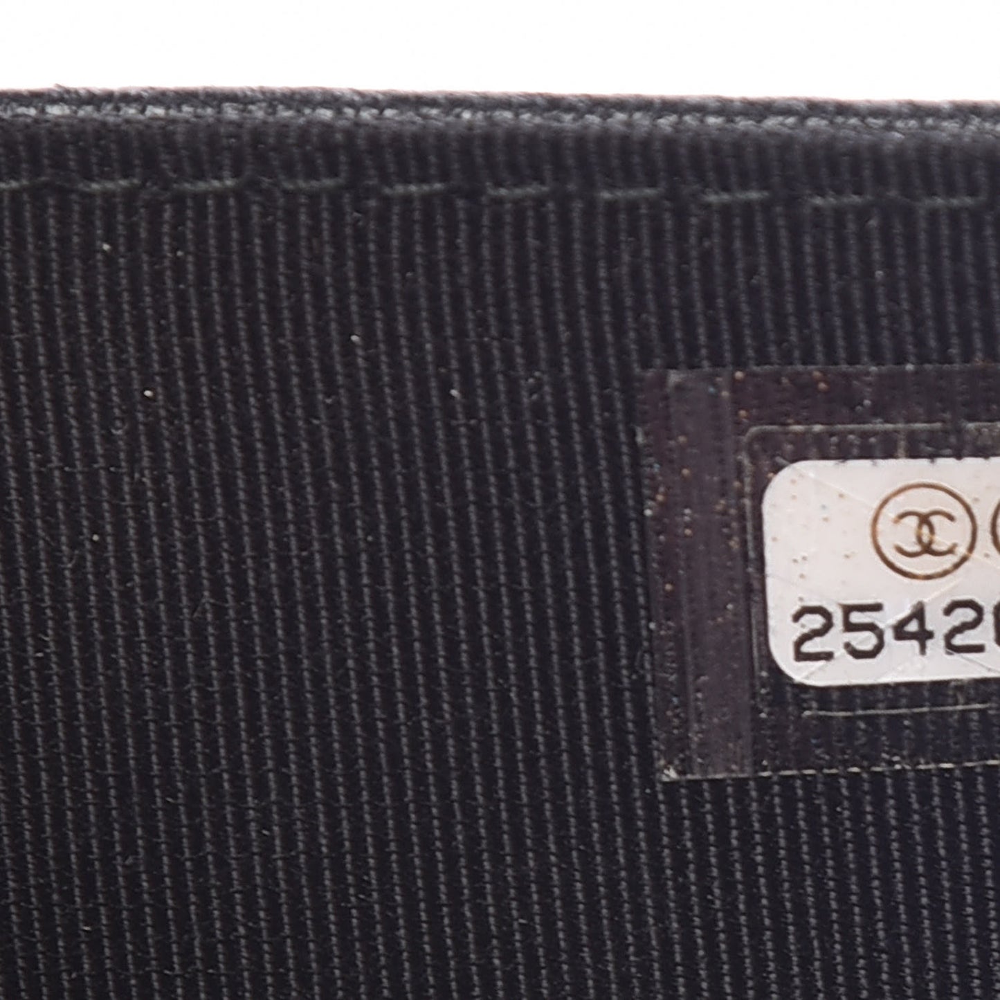 Lambskin Quilted CC Box Flap Wallet Black