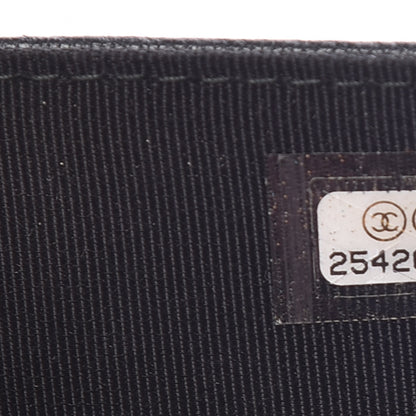 Chanel Lambskin Quilted CC Box Flap Wallet Black 7 of 8