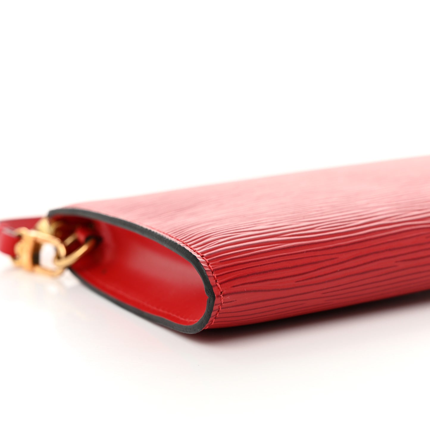 Epi Pochette Accessories 24 Castillan Red