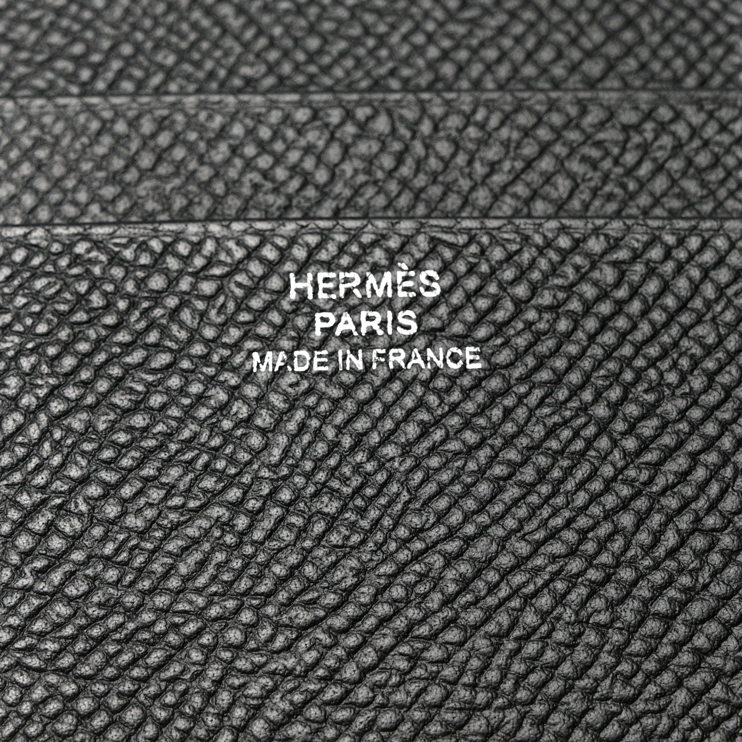 Hermes Epsom MC2 Euclide Card Holder Case Black 6 of 8