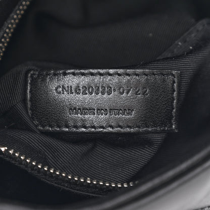 Saint Laurent Lambskin Quilted Toy Loulou Puffer Monogram Chain Satchel Black 7 of 10