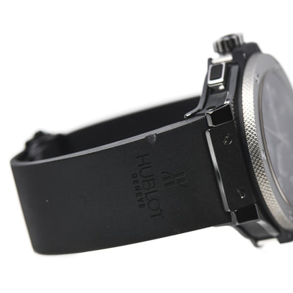 Hublot Ceramic Tungsten Rubber 44mm Big Bang Ice Bang Chronograph Automatic Watch Black 301.CK.1140.RX 5 of 5