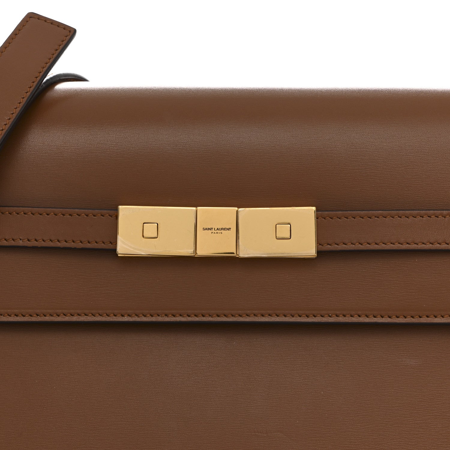 Saint Laurent Smooth Calfskin Manhattan Shoulder Bag Brick 8 of 12